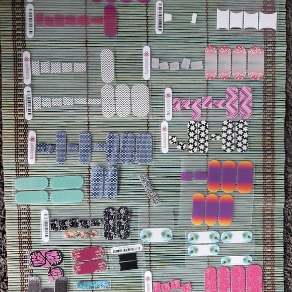 Lot of Jamberry nail wraps, mini heater, and bag - Picture 6 of 13